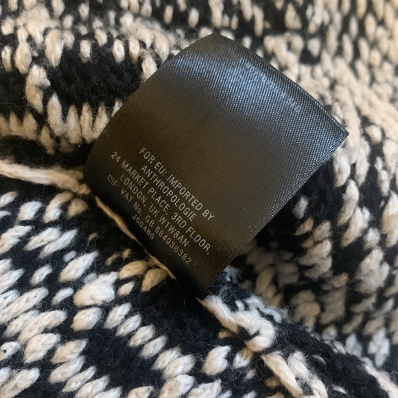 Anthropologie Angel of the North Black and White Vest - Women’s Size Small - Picture 10 of 10